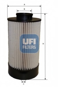 filtru combustibil 26.072.00 UFI - Filtru combustibil/carcasa