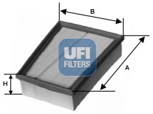 Filtru aer 30.543.00 UFI - Admisie aer motor