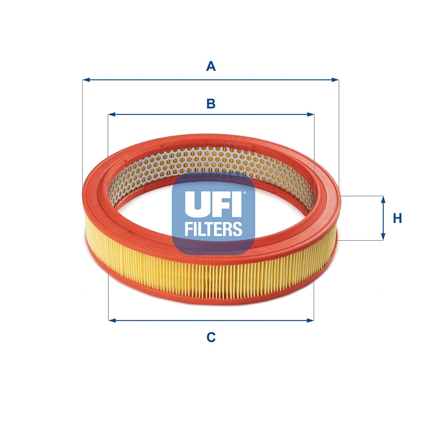 Filtru aer 30.802.01 UFI - Filtru aer/ carcasa