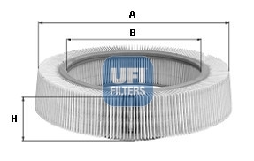 Filtru aer 30.976.00 UFI - Filtru aer/ carcasa