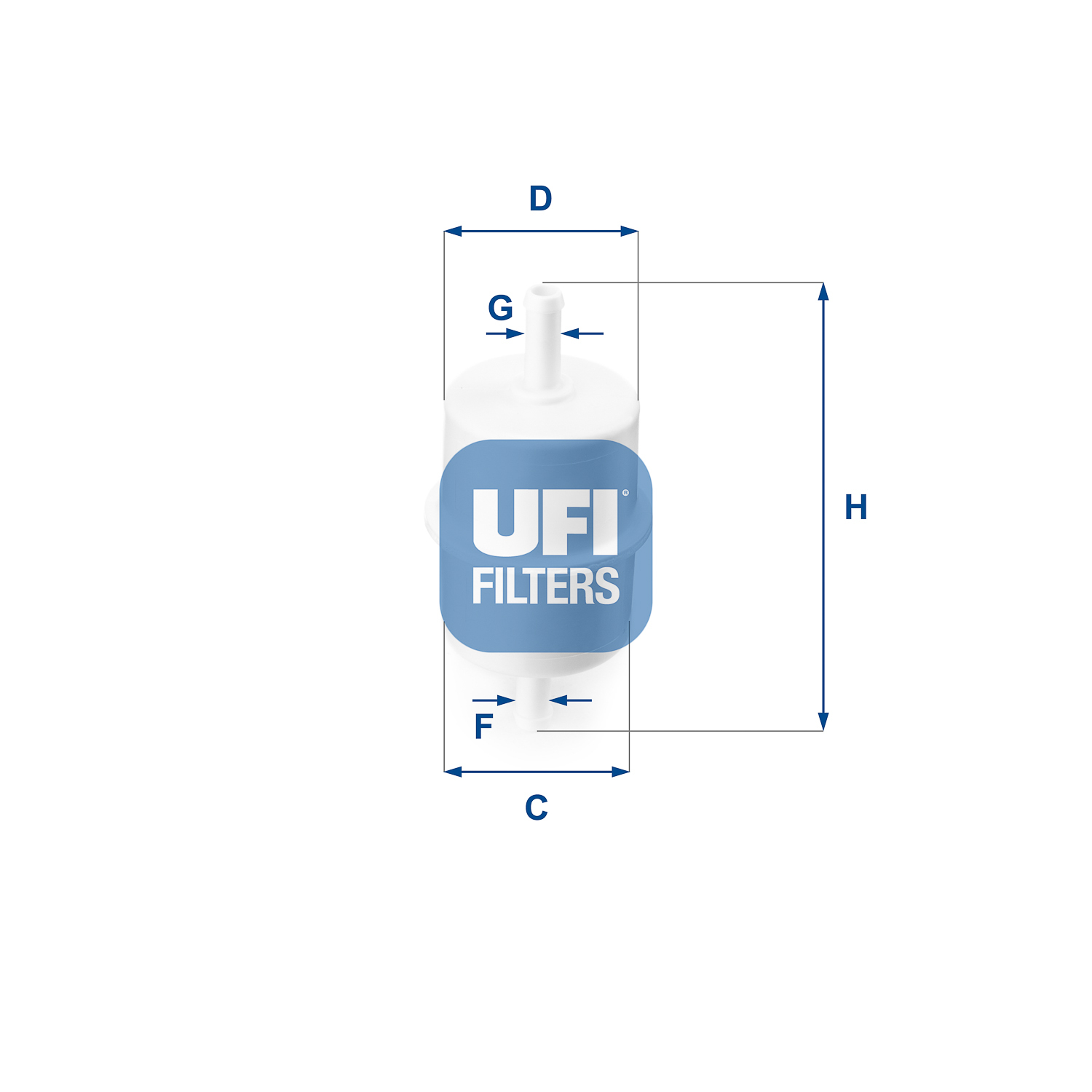 filtru combustibil 31.010.00 UFI - Filtru combustibil/carcasa