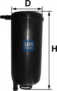 filtru combustibil 31.071.00 UFI - Filtru combustibil/carcasa