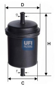 filtru combustibil 31.512.00 UFI - Filtru combustibil filtru combustibil 31.512.00 UFI - Filtru combustibil