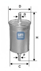 filtru combustibil 31.722.00 UFI - Filtru combustibil/carcasa filtru combustibil 31.722.00 UFI - Filtru combustibil/carcasa