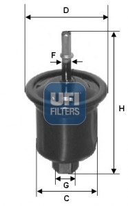filtru combustibil 31.731.00 UFI - Filtru combustibil/carcasa filtru combustibil 31.731.00 UFI - Filtru combustibil/carcasa