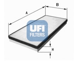 Filtru, aer habitaclu 53.041.00 UFI - Filtru aer habitaclu