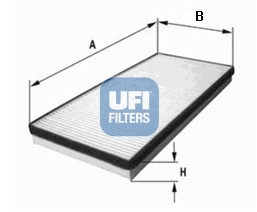 Filtru, aer habitaclu 53.065.00 UFI - Filtru aer habitaclu Filtru, aer habitaclu 53.065.00 UFI - Filtru aer habitaclu