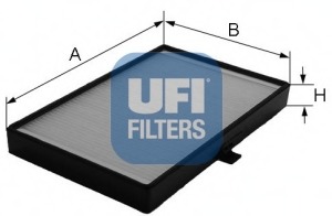 Filtru, aer habitaclu 53.079.00 UFI - Filtru aer habitaclu