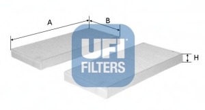 Filtru, aer habitaclu 53.154.00 UFI - Filtru aer habitaclu Filtru, aer habitaclu 53.154.00 UFI - Filtru aer habitaclu