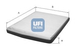 Filtru, aer habitaclu 53.205.00 UFI - Filtru aer habitaclu