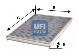 Filtru, aer habitaclu 54.120.00 UFI - Filtru aer habitaclu