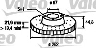 Disc frana 186177 VALEO - Frana disc Disc frana 186177 VALEO - Frana disc
