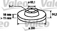 Disc frana 186314 VALEO - Disc frana Disc frana 186314 VALEO - Disc frana