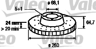 Disc frana 186315 VALEO - Disc frana Disc frana 186315 VALEO - Disc frana