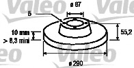 Disc frana 186469 VALEO - Disc frana Disc frana 186469 VALEO - Disc frana