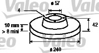 Disc frana 186594 VALEO - Frana disc Disc frana 186594 VALEO - Frana disc
