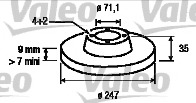Disc frana 186694 VALEO - Disc frana Disc frana 186694 VALEO - Disc frana