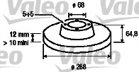 Disc frana 186841 VALEO - Disc frana Disc frana 186841 VALEO - Disc frana