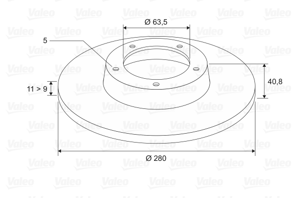 Disc frana 186843 VALEO - Frana disc Disc frana 186843 VALEO - Frana disc