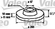 Disc frana 186858 VALEO - Frana disc Disc frana 186858 VALEO - Frana disc