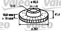 Disc frana 186882 VALEO - Frana disc Disc frana 186882 VALEO - Frana disc