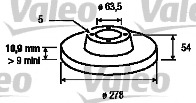 Disc frana 197013 VALEO - Frana disc Disc frana 197013 VALEO - Frana disc