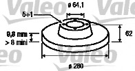 Disc frana 197016 VALEO - Disc frana Disc frana 197016 VALEO - Disc frana