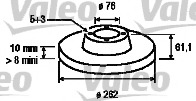 Disc frana 197123 VALEO - Frana disc Disc frana 197123 VALEO - Frana disc
