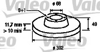 Disc frana 197125 VALEO - Disc frana Disc frana 197125 VALEO - Disc frana