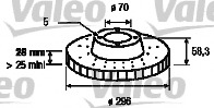 Disc frana 197225 VALEO - Disc frana Disc frana 197225 VALEO - Disc frana