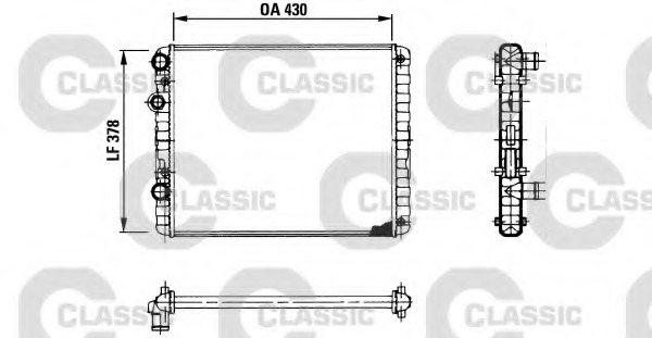 Radiator, racire motor 230956 VALEO - Radiator apa/piese Radiator, racire motor 230956 VALEO - Radiator apa/piese