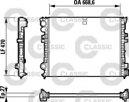 Radiator, racire motor 232692 VALEO - Radiator apa/piese Radiator, racire motor 232692 VALEO - Radiator apa/piese