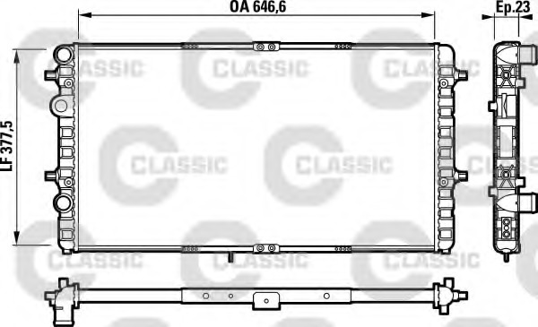 Radiator, racire motor 232698 VALEO - Radiator apa/piese Radiator, racire motor 232698 VALEO - Radiator apa/piese