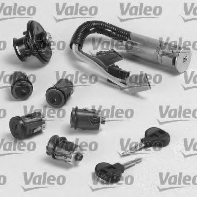 Set cilindru inchidere 252614 VALEO - Butuc incuietoare