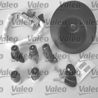 Set cilindru inchidere 256880 VALEO - Butuc incuietoare