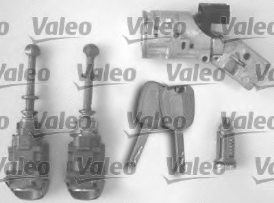 Set cilindru inchidere 256939 VALEO - Butuc incuietoare