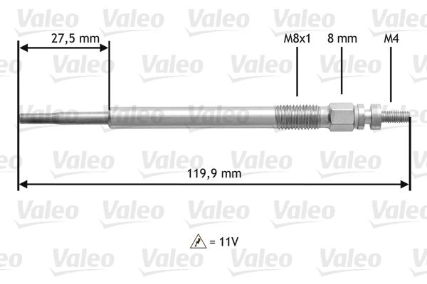Bujie incandescenta 345123 VALEO - Bujie incandescenta Bujie incandescenta 345123 VALEO - Bujie incandescenta