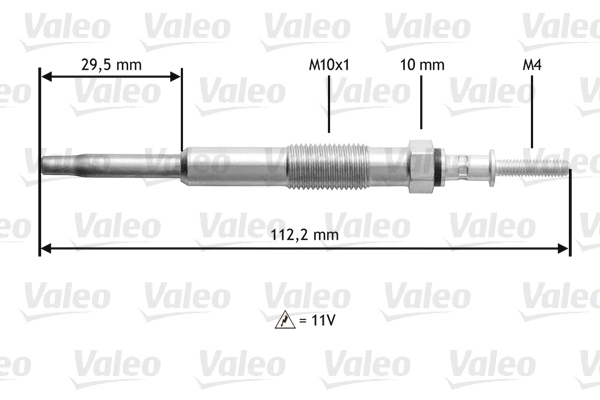 Bujie incandescenta 345135 VALEO - Bujie incandescenta Bujie incandescenta 345135 VALEO - Bujie incandescenta