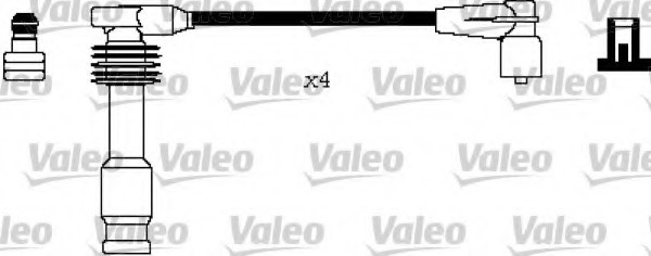 Set cablaj aprinder 346292 VALEO - Fisa bujie