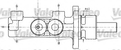 Pompa centrala, frana 402295 VALEO - Pompa centrala frana Pompa centrala, frana 402295 VALEO - Pompa centrala frana