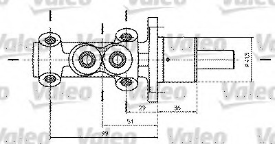 Pompa centrala, frana 402322 VALEO - Pompa centrala frana Pompa centrala, frana 402322 VALEO - Pompa centrala frana