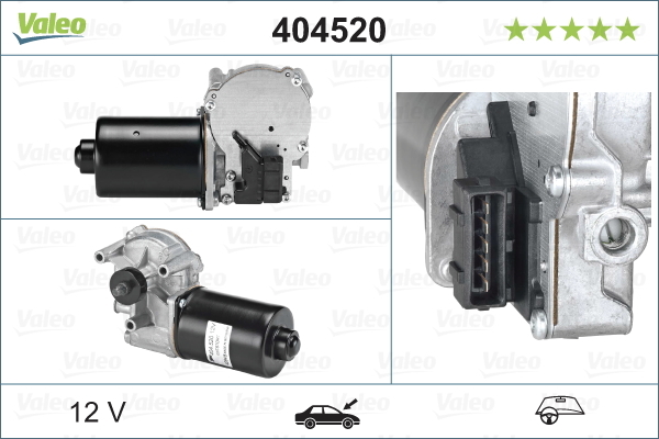motor stergator 404520 VALEO - Motoras stergator de parbriz motor stergator 404520 VALEO - Motoras stergator de parbriz