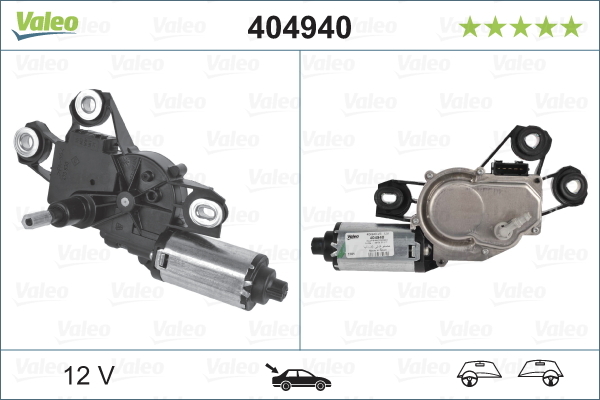 motor stergator 404940 VALEO - Motoras stergator de parbriz