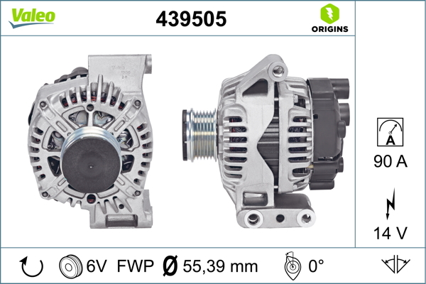 Generator / Alternator 439505 VALEO - Generator /alternator / elemente Generator / Alternator 439505 VALEO - Generator /alternator / elemente