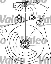 starter 455518 VALEO - Demaror / electromotor