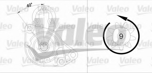 starter 455548 VALEO - Sistem pornire