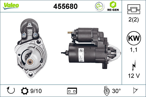 starter 455680 VALEO - Sistem pornire