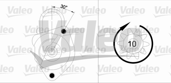 starter 455933 VALEO - Sistem pornire