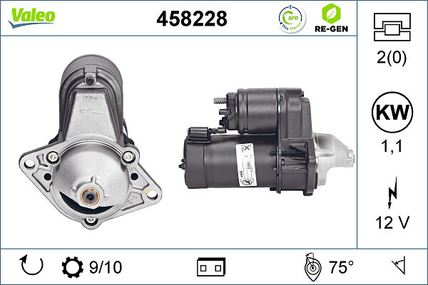 starter 458228 VALEO - Sistem pornire