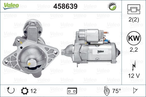 starter 458639 VALEO - Sistem pornire